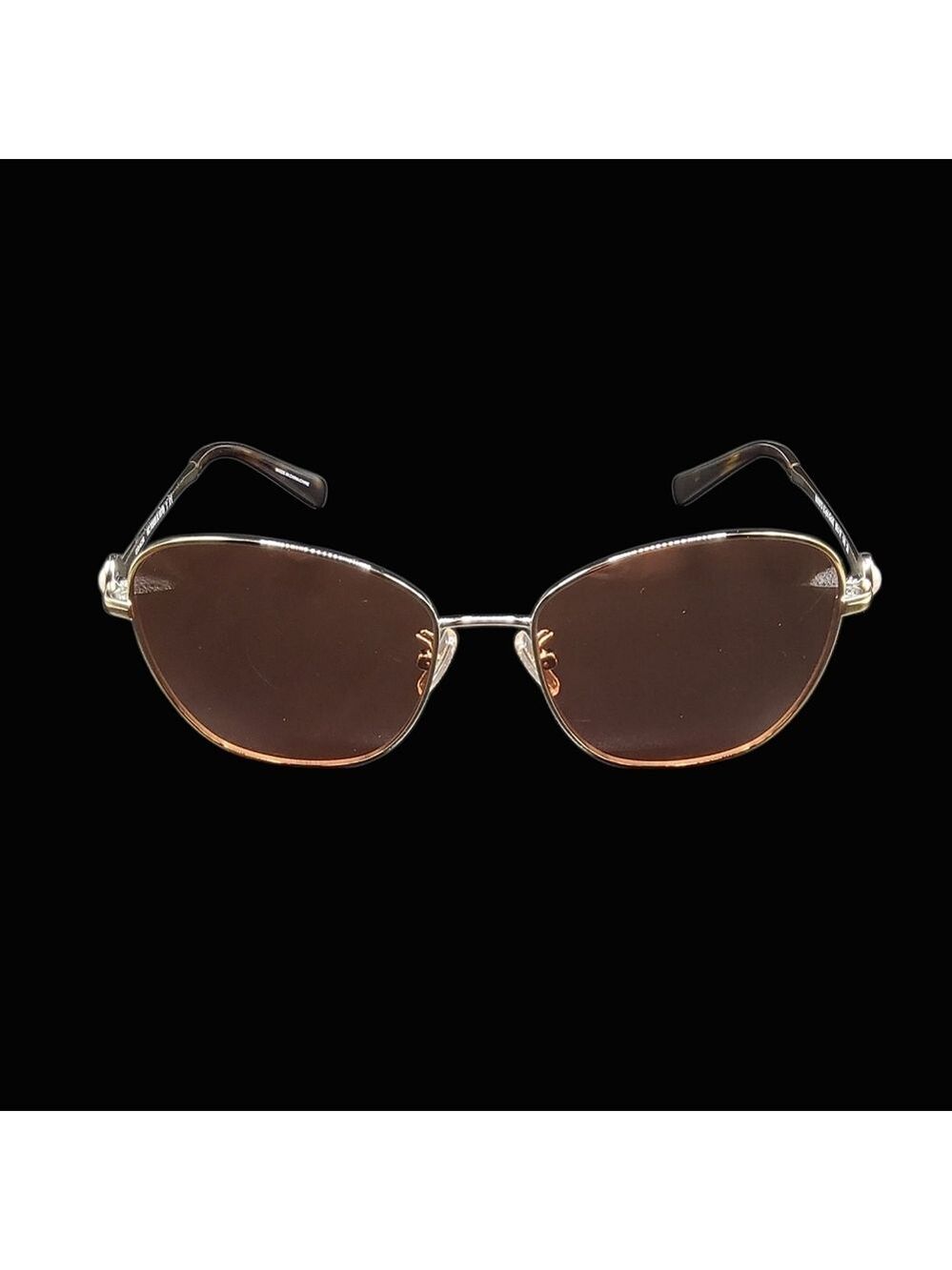 Coach Women's Pilot Sunglasses 56mm Shiny Light Gold